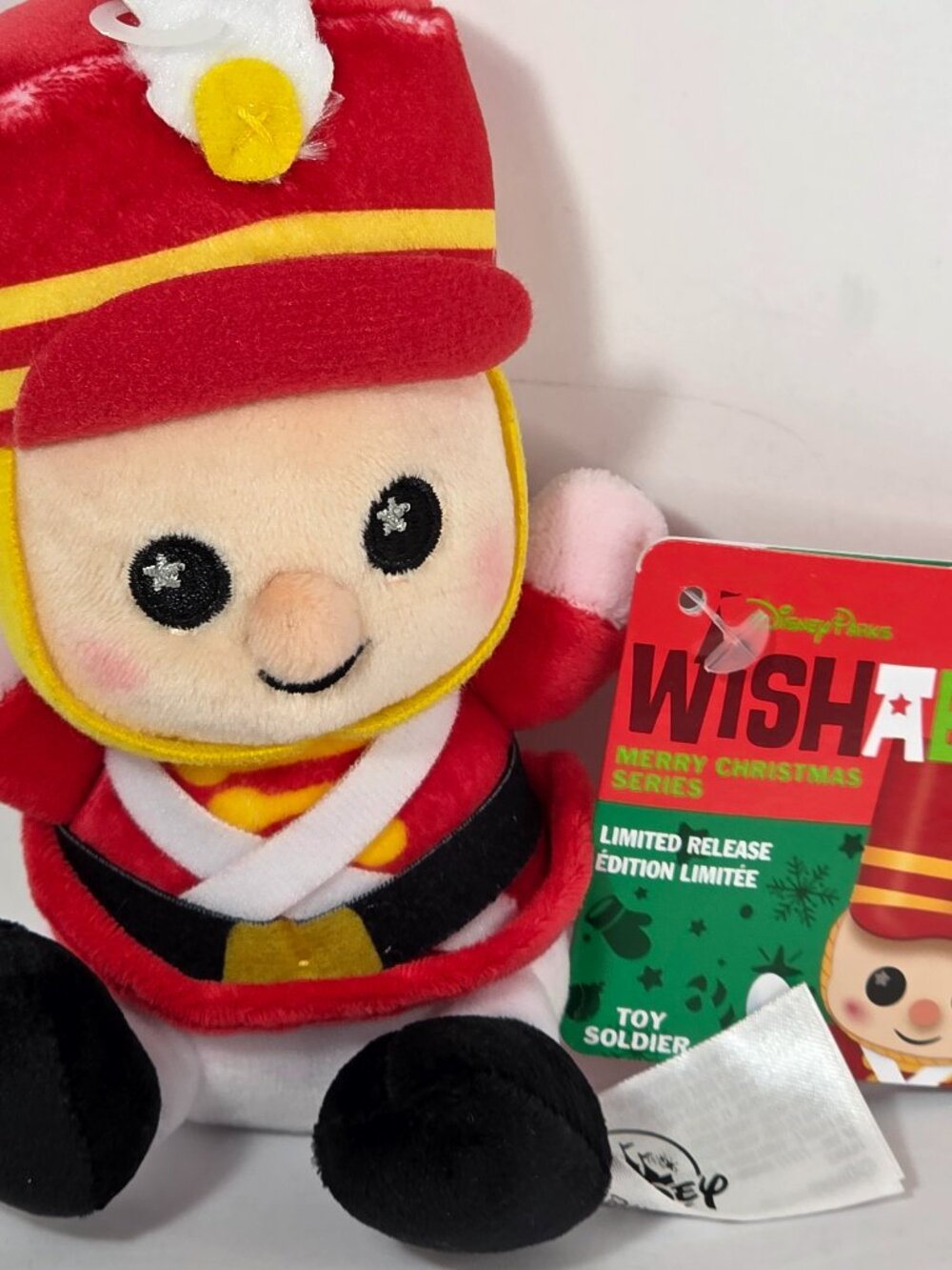 Disney Parks Wishables Merry Christmas Series Toy Soldier Plush Limited